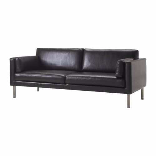 Brown Leather Loveseat - Alpine Event Co.