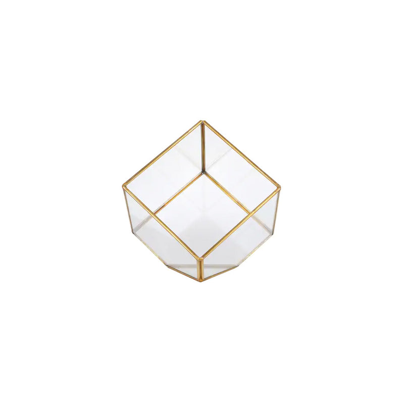 Gold Short Triangle Terrarium