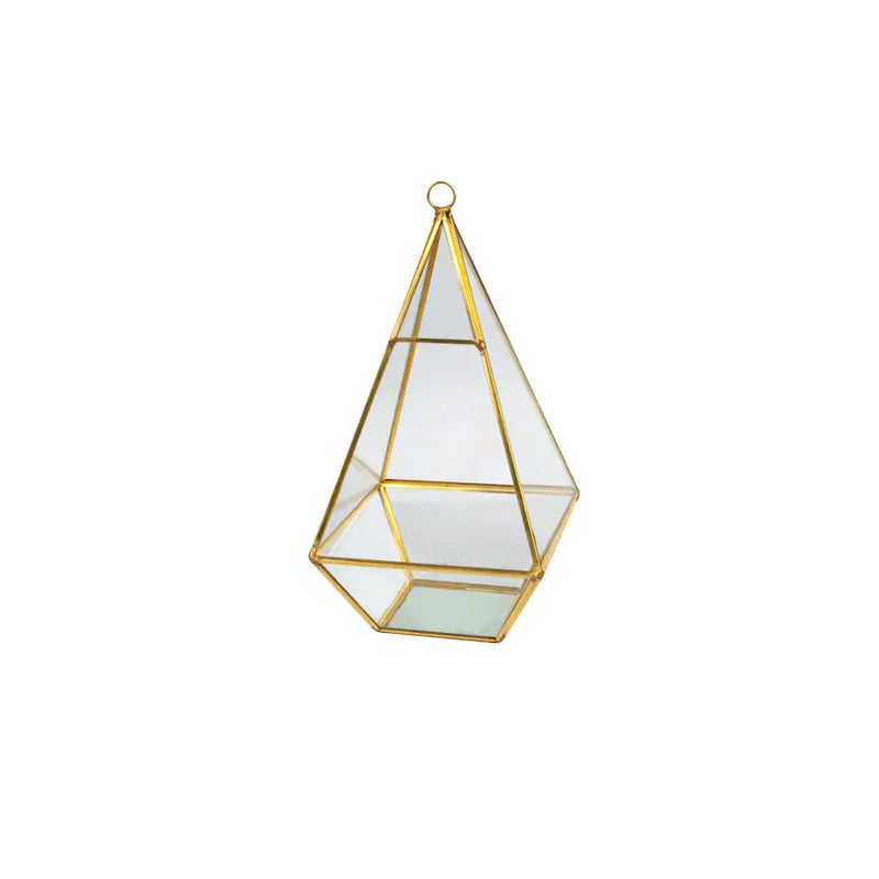 Gold Short Triangle Terrarium