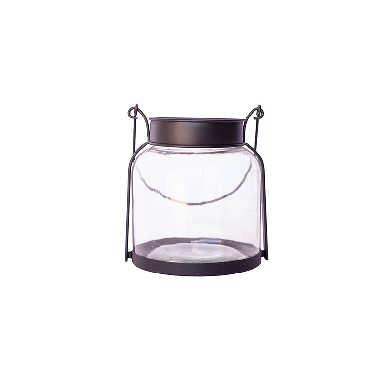 Rustic Wire and Glass Lantern