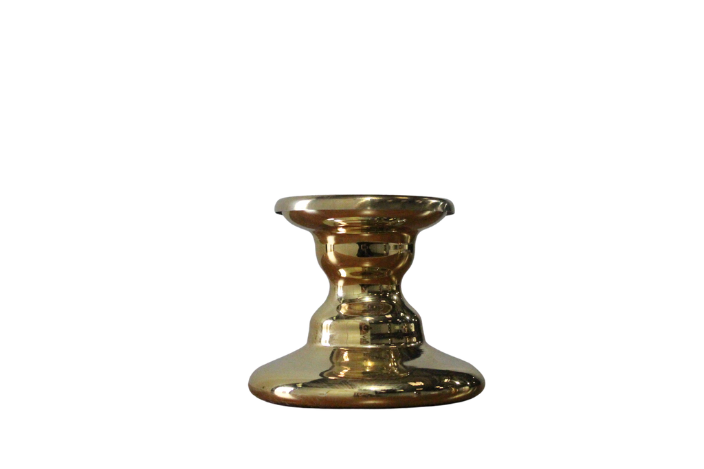 Gold Pillar Candleholder