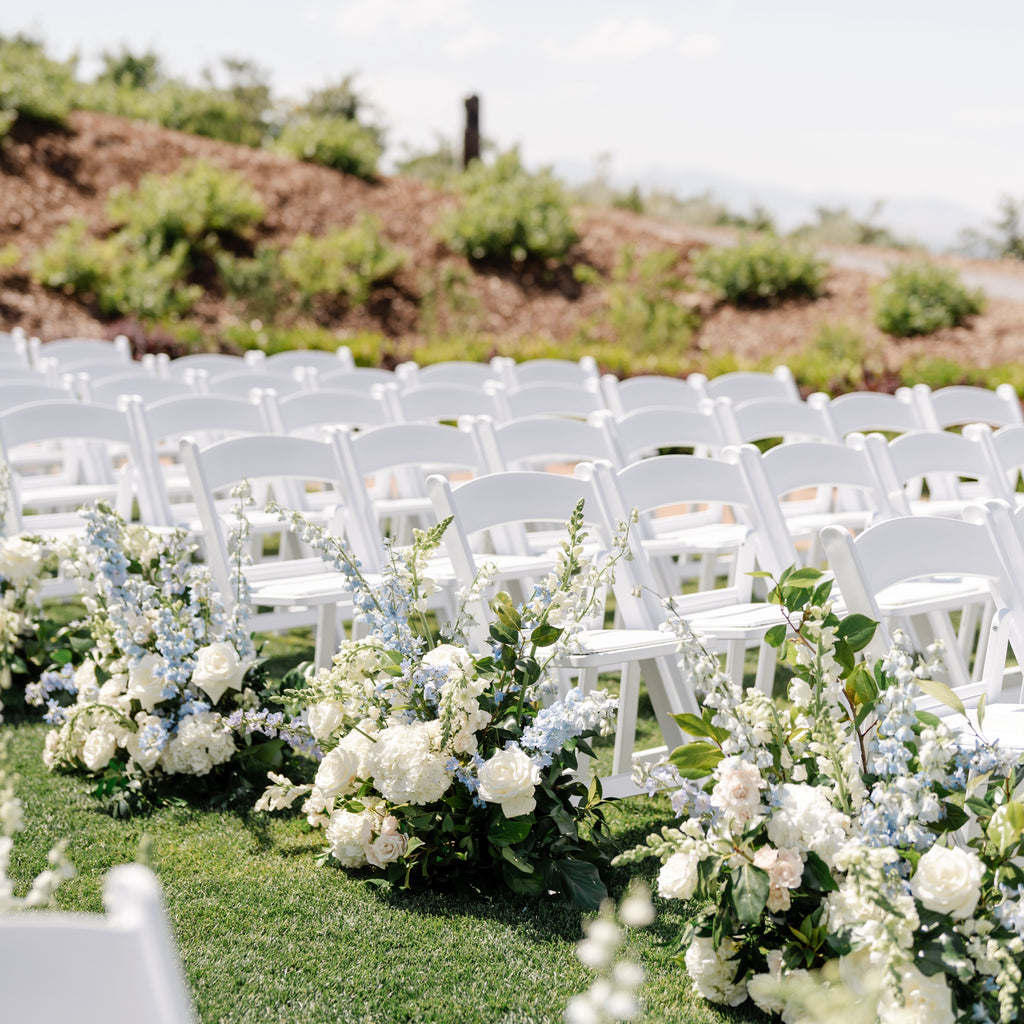 White Resin Folding Chair - Alpine Event Co.
