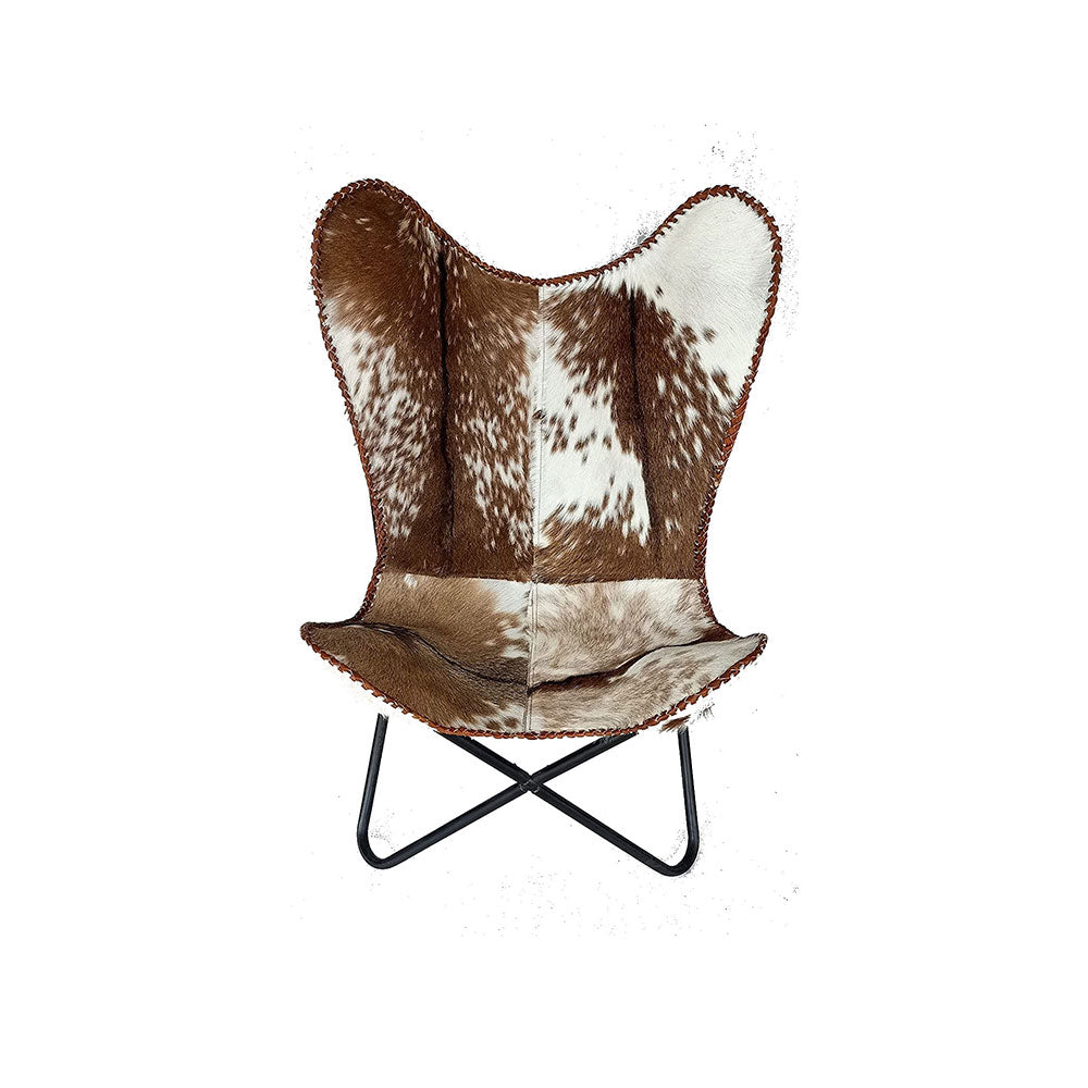 Cowhide Butterfly Chair