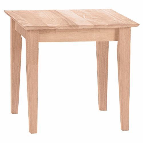 Natural Wood End Table - Alpine Event Co.