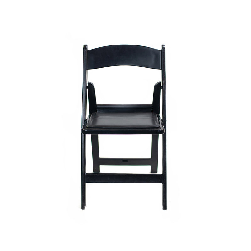 Black Resin Folding Chair - Alpine Event Co.