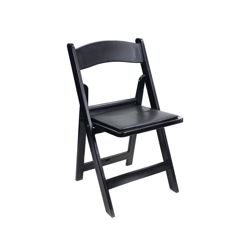 Black Resin Folding Chair - Alpine Event Co.