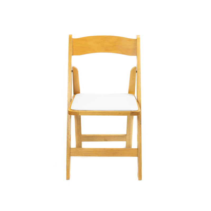 Natural Wood Folding Chair - Alpine Event Co.