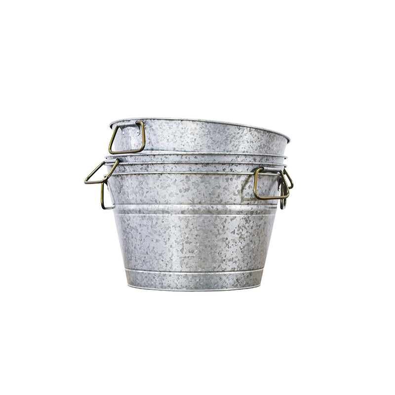 Galvanized Tin Bucket - Alpine Event Co.