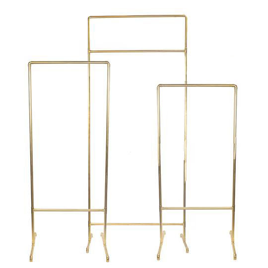 Gold Metal Sign Stands