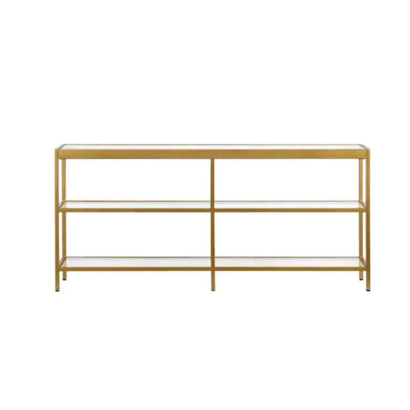 Gold and Glass Console