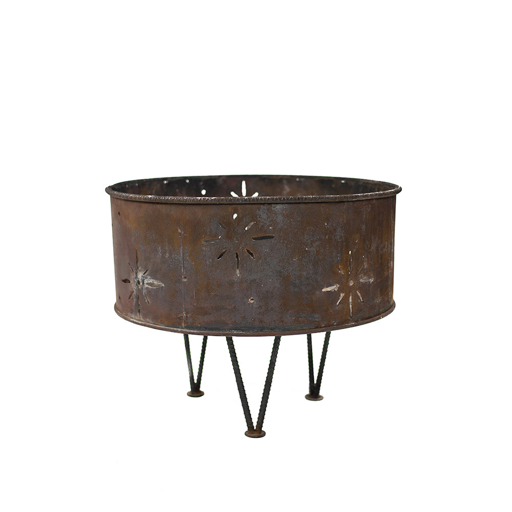 Rustic Iron Fire Pit - Alpine Event Co.