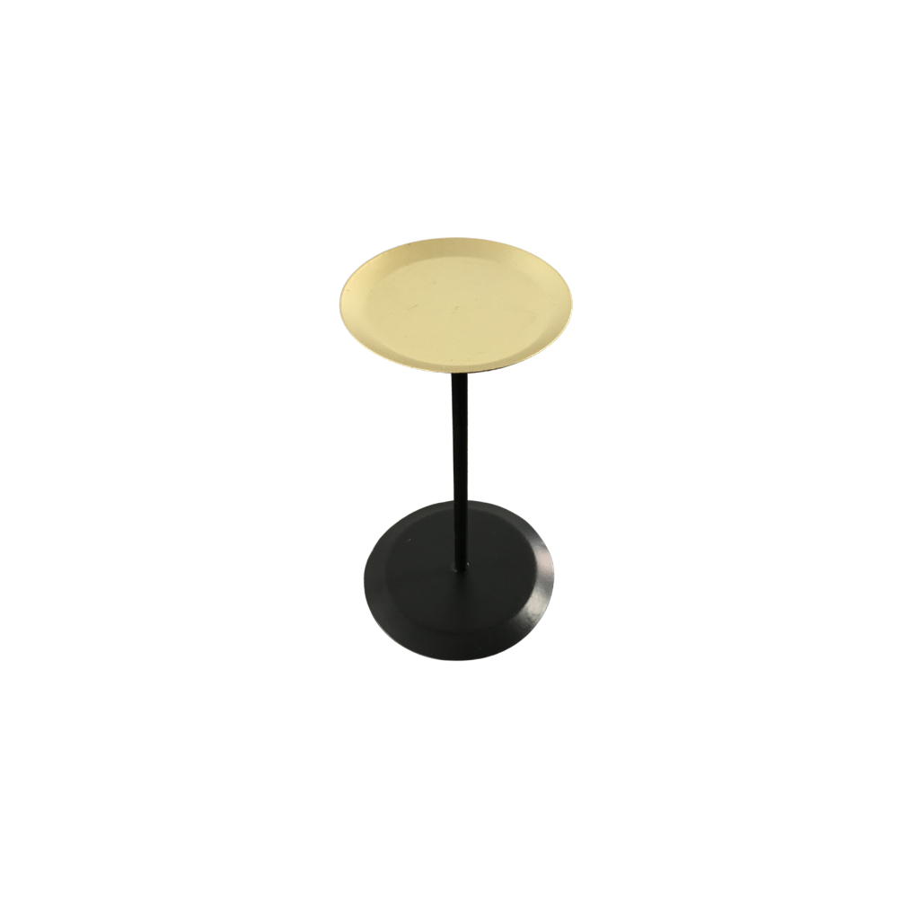 Gold + Black Candle Stand
