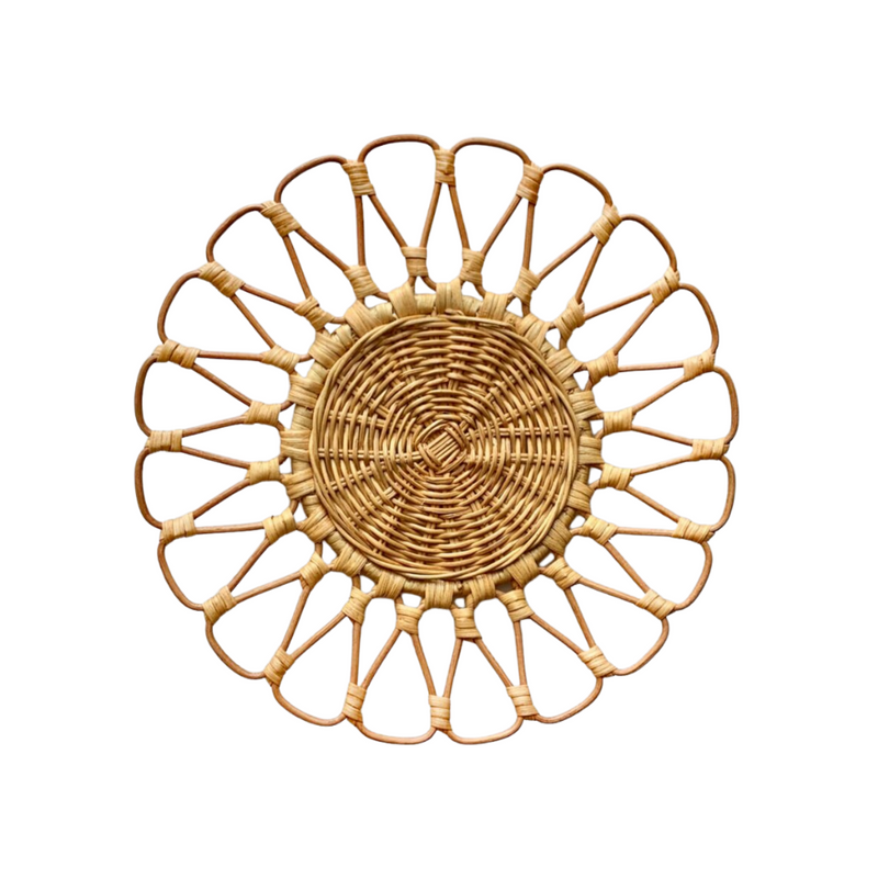 Rattan Medallion Charger