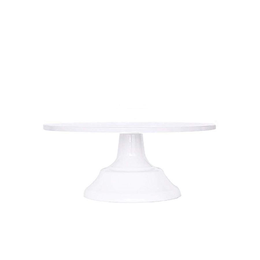 White Metal Cake Stand - Short - Alpine Event Co.