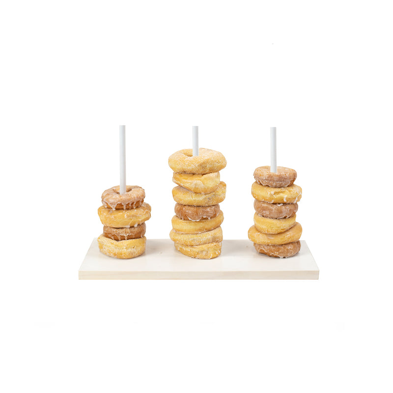 Donut Stands (White) - Alpine Event Co.